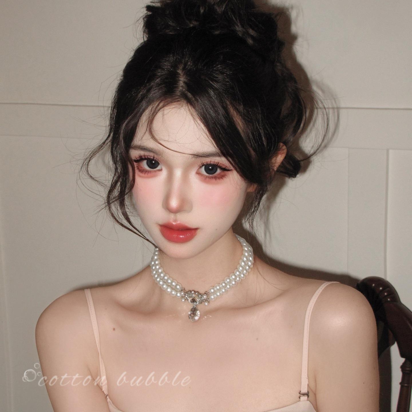 

Runaway Princess 2025 Женское роскошное двухслойное жемчужное колье-чокер