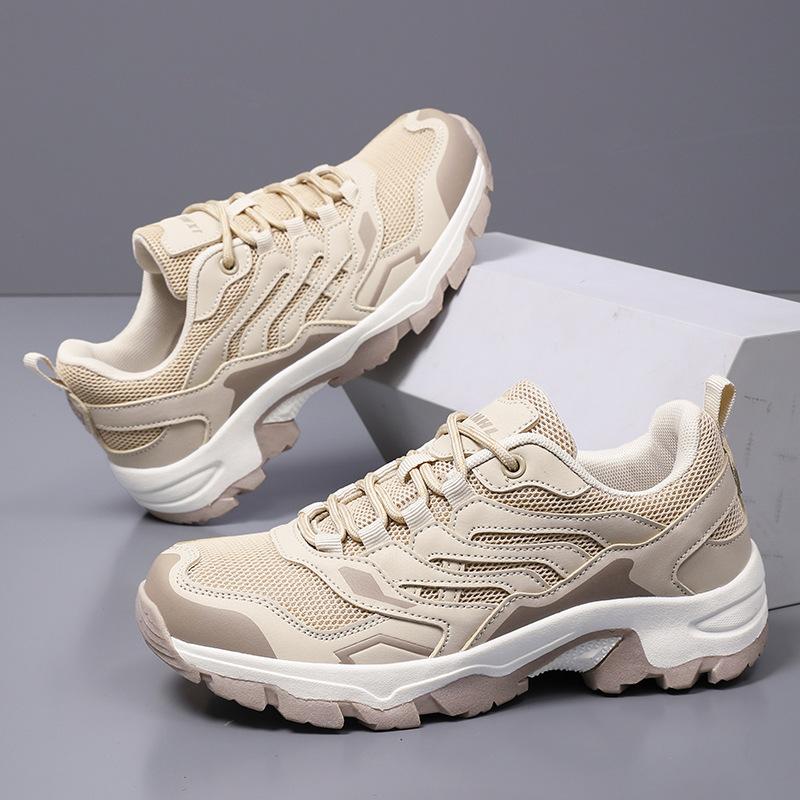 Outdoor Hiking Shoes Men's New Wide Last Wide Head Couple Breathable Non-slip Wear-resistant Casual Camping Hiking Shoes Women