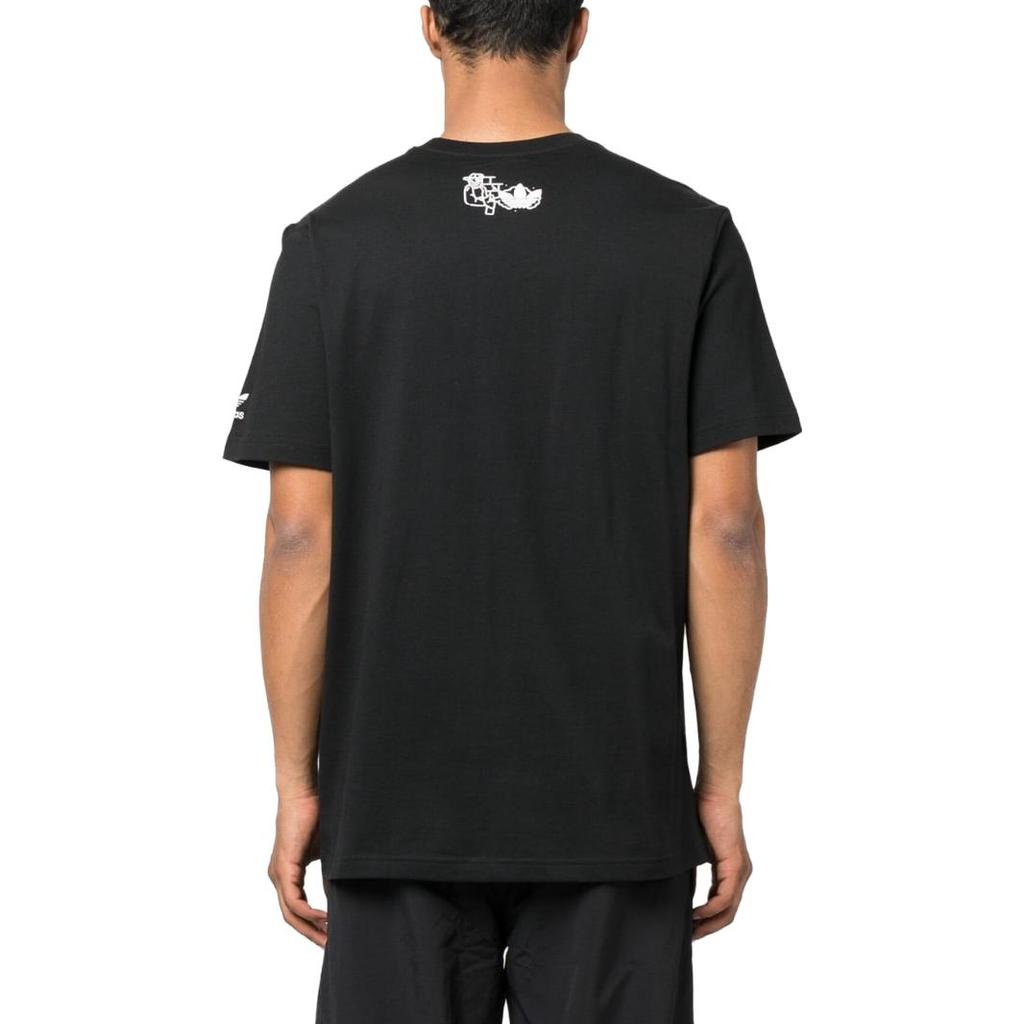 adidas Graphics Hack the Elite Tee Black Men Streetwear IC5737