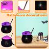 Funny Halloween DIY Witch Color Changing Stirring Pot Set Party Desktop Decoration Ornaments Cos Witch Props