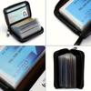 Multi Slot Card Holder Vintage Small Wallet Women Men Business Bank Credit Card Bag Male Coin Pouch Solid Leather Zipper Wallet