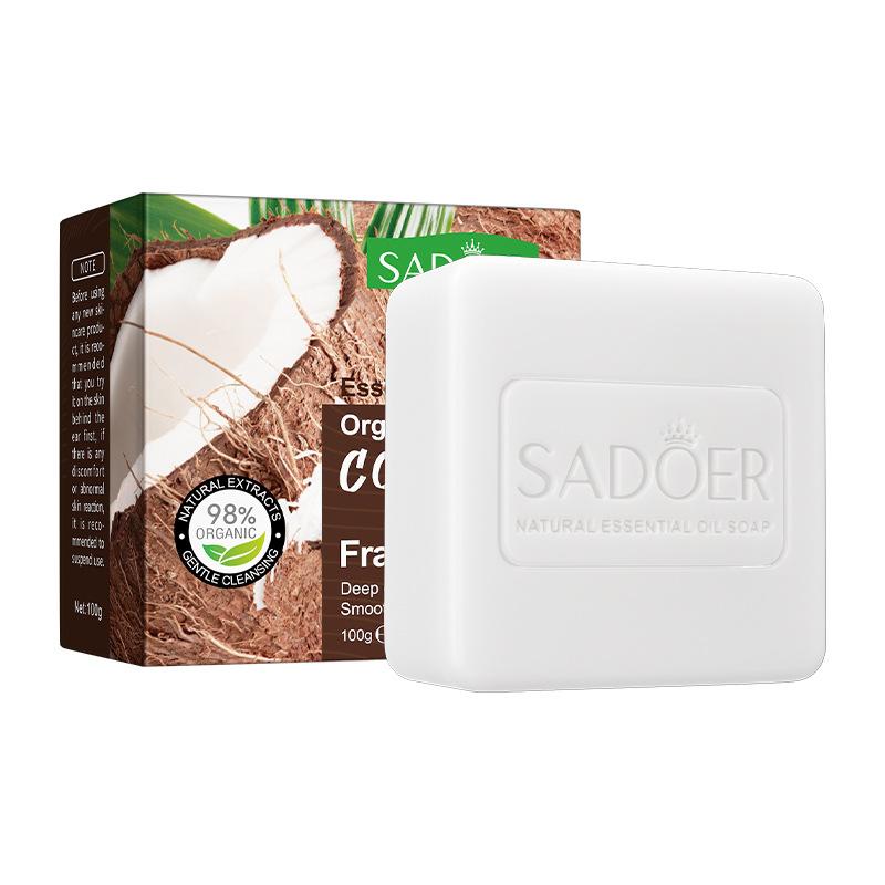 Seife mit ätherischem Pfefferminzöl, 100 g, organische und natürliche feuchtigkeitsspendende Ölkontrolle für Gesicht, Hände und Körper, reichhaltiger Schaum, geeignet für empfindliche Haut