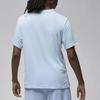 Jordan Soft Cotton Blend Quick-Dry Comfortable Casual Sports Round Neck Pullover Short Sleeve T-Shirt Men Tops Turquoise-Blue Black FN5830-441