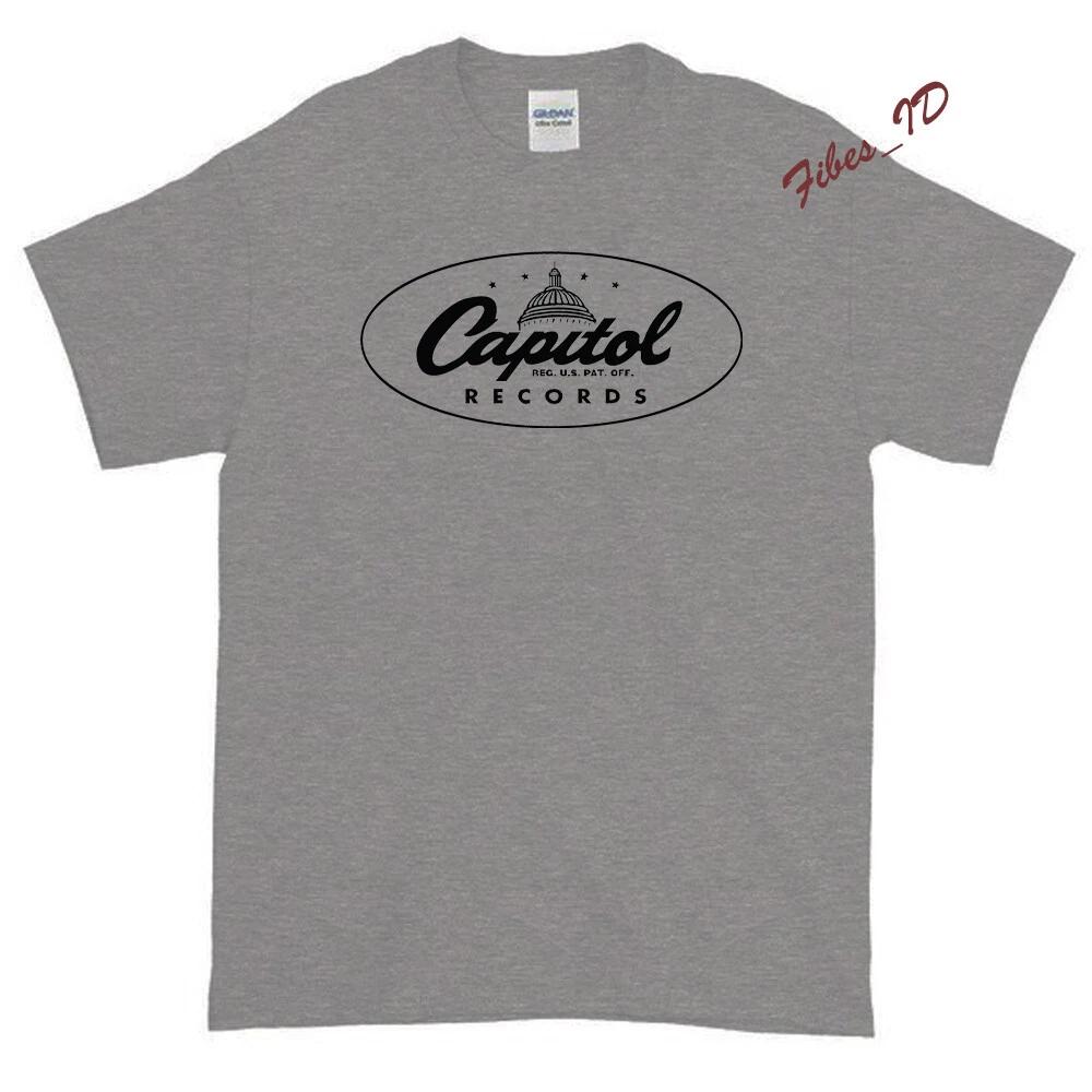 

New Capitol Records Company Logo Men s T shirt American USA Size S -XXL 3XL