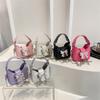 Korean Version Bow Children's Handbag] Autumn New Children's Shoulder Messenger Bag Girl Style Chain Mini Bag