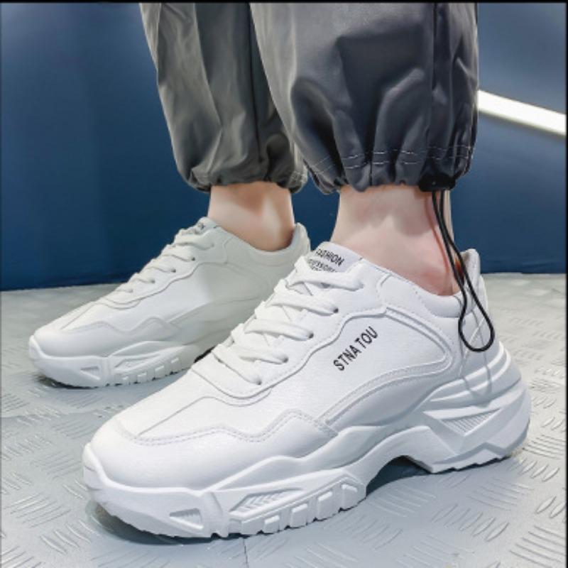 Pánské boty Nové platformové běžecké tenisky Módní vulkanizované boty Značkové bílé ležérní boty pro muže Designer Chunky tenisky