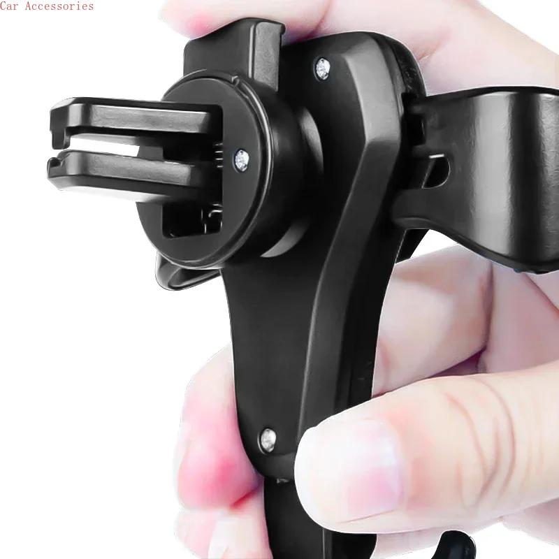 ALG1 Car Air Vent Universal Smartphone Bracket Car Phone Holder Mount Stand GPS Support for Tesla Model 3 2022 Y X S Center Hub Cap