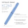 LANGUO 9/45 Farben Radierbarer Gelstift 0,6 mm Multi Serie Leicht Radierbar Dreh-Vorschub Glattes Schreiben Schulbürobedarf Schreibwaren
