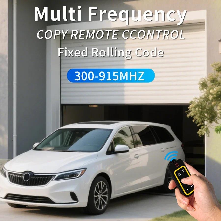 Télécommande de porte de garage multifréquence 300-915MHZ Copieur duplicateur 433mhz 868mhz Télécommande de porte de garage rechargeable