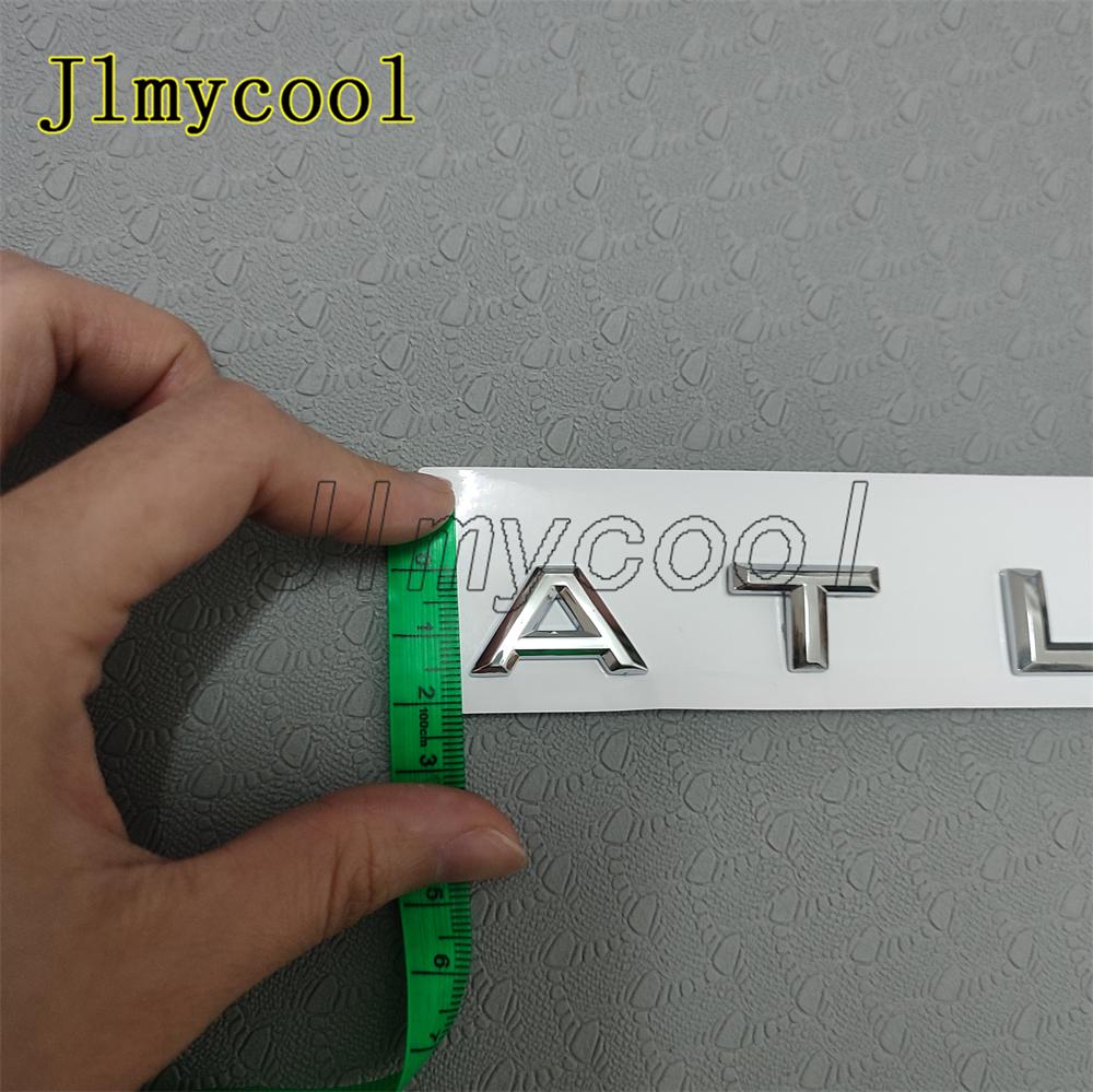RUNTB1 18-24 For VW Atlas Rear Liftgate Hatch Lid Letter Nmaeplate Badge Emblem Chrome