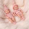 Baby Doll Hat&Rompers&Leg Warmer Set Girl Doll 7.87 Inch Matching Clothes Sweet Style Cute Costume Set for Children