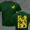 Funny Design Trainer K9 Team K9 Unit Malinois Dog Training Shirt Unisex Fashion Trendy Casual Clothing Stylish Tops Tee Shirt Lei