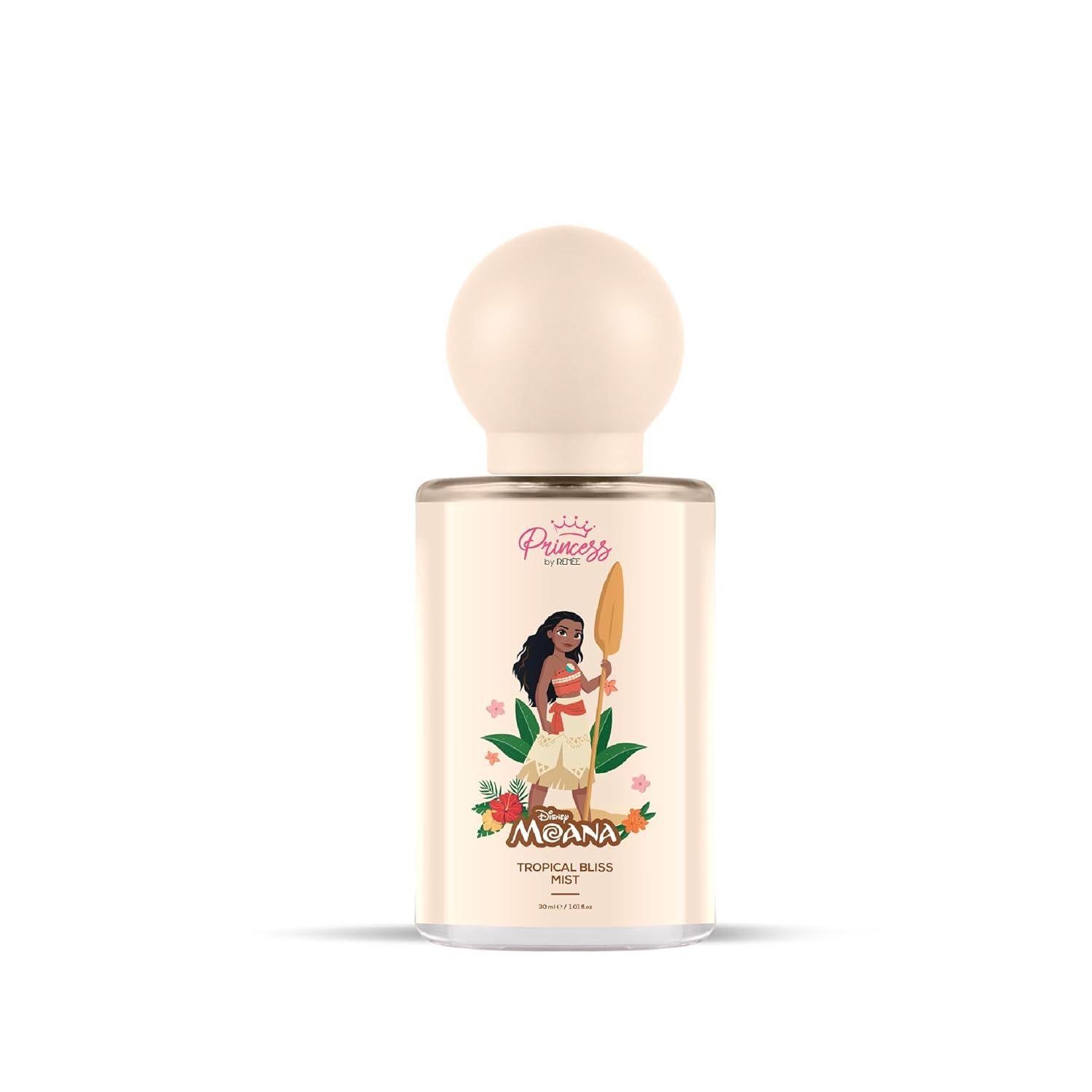 

Princess by RENEE Disney Moana Tropical Bliss Fragrance Body Mist, Mild & Long Lasting Scent with Fruity & Floral Notes of Juicy Melon 30ML