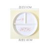 Three Grid Dining Plate Grid 211 Fat Reduction Plate Household Breakfast Utensils Ceramic Weight Loss Quantitative Dinner Plates