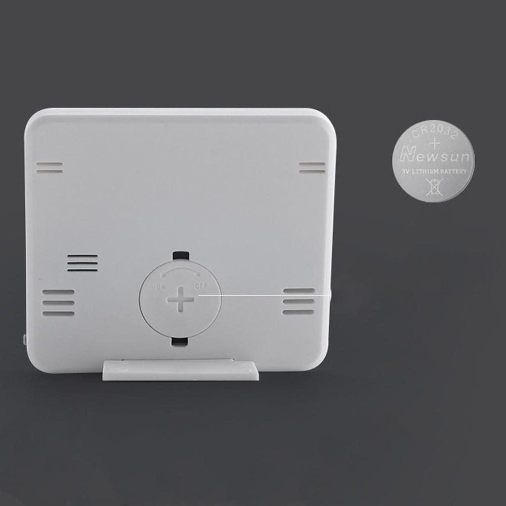 Digital LCD Hygrometer Feuchtigkeitsmesser Zimmer Innen Temperatur Uhr