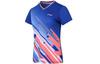 Li Ning Table Tennis Clothing Women's Dream Blue V Neck Moderate AAYS018-3