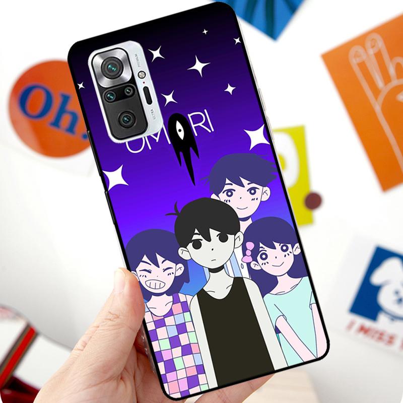 Omori Game Case For Xiaomi Redmi Note 12 Pro 11 8 9 10 Pro 9S 10S 11S 12S Redmi 12C 10C 9C 10A Cover