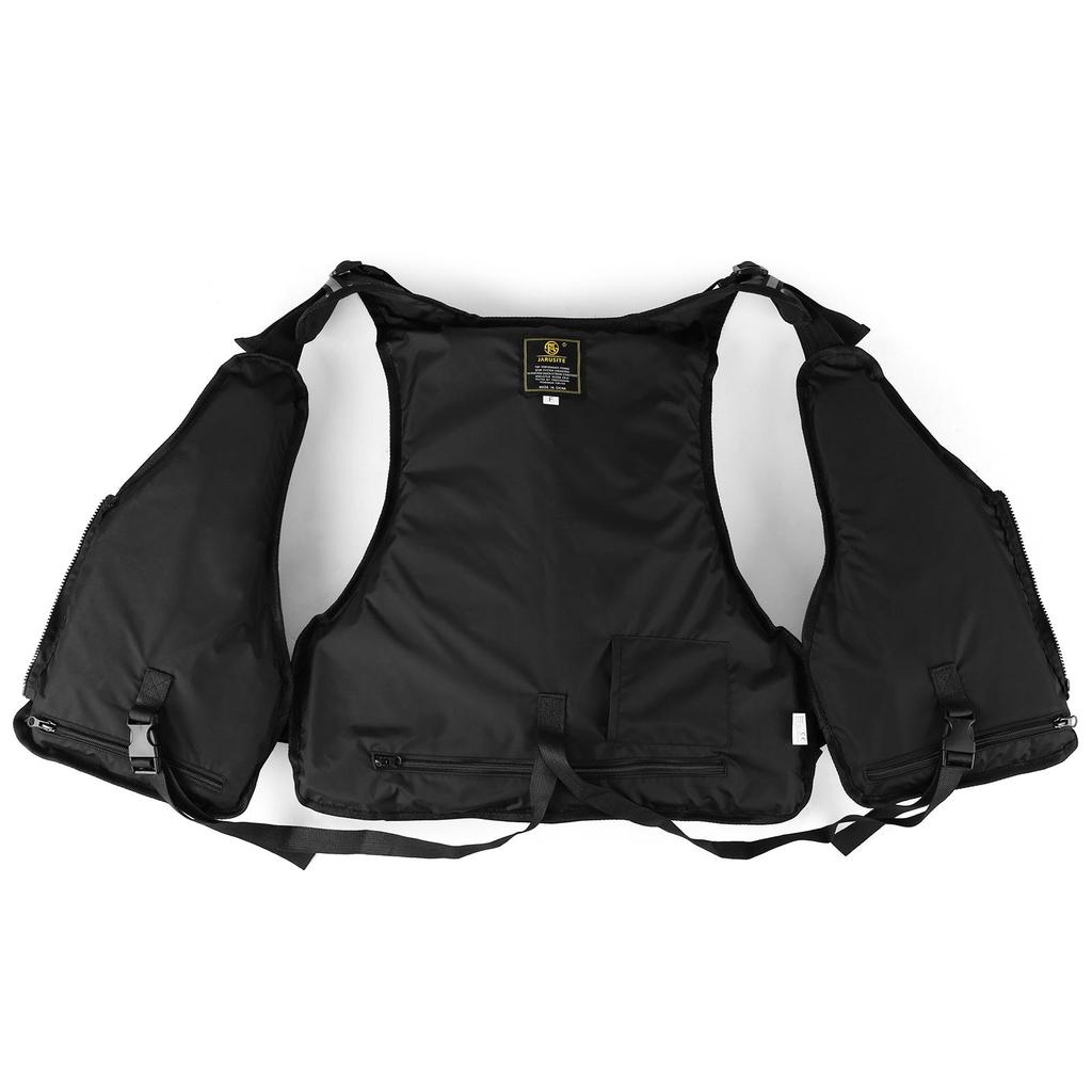 Multi-Pockets Fly Fishing Jacket Buoyancy Vest with Water Bottle Holder for Kayaking Sailing