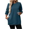 Women Winter Tops Women's Long Sleeve Sweatshirt Casual Crewneck Loose Fit Pollover Fleece Tops