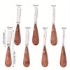 1PC 4-16mm Leather Craft Edge Beveler Skiving Beveling Knife Thinning Pushing Grooving Trench Leathercraft Handwork DIY
