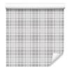 Classic Gray Plaid Wallpaper for Living Room and Bedroom 50x1000