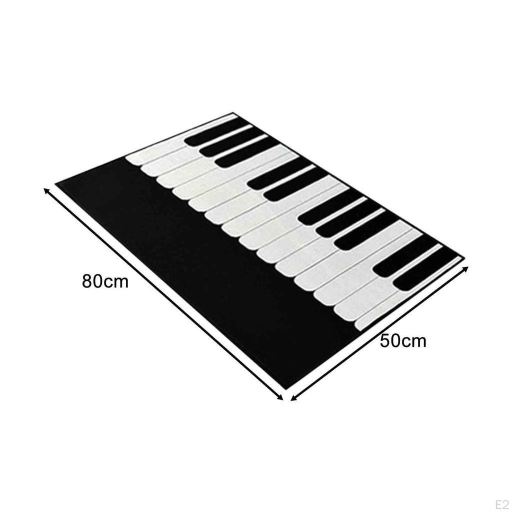 Piano Keyboard Door Mat, Inside Entry Doormat, Comfortable Creative Funny Decor Gift Entrance Rug