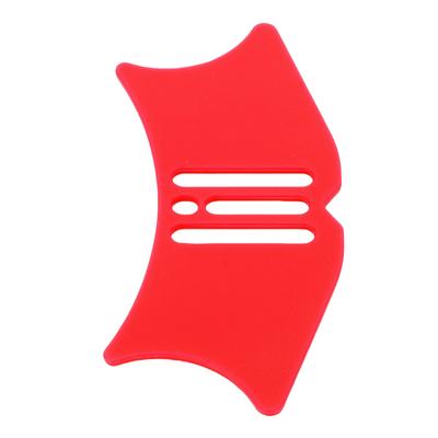 Silicone Nose Stencil Shadow Tool Reusable Nose Shadow Highlighter Template Tool for Beginners Red