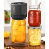 Compact Black And White Electric Mason Jar Vacuum Sealer For Food Preservation