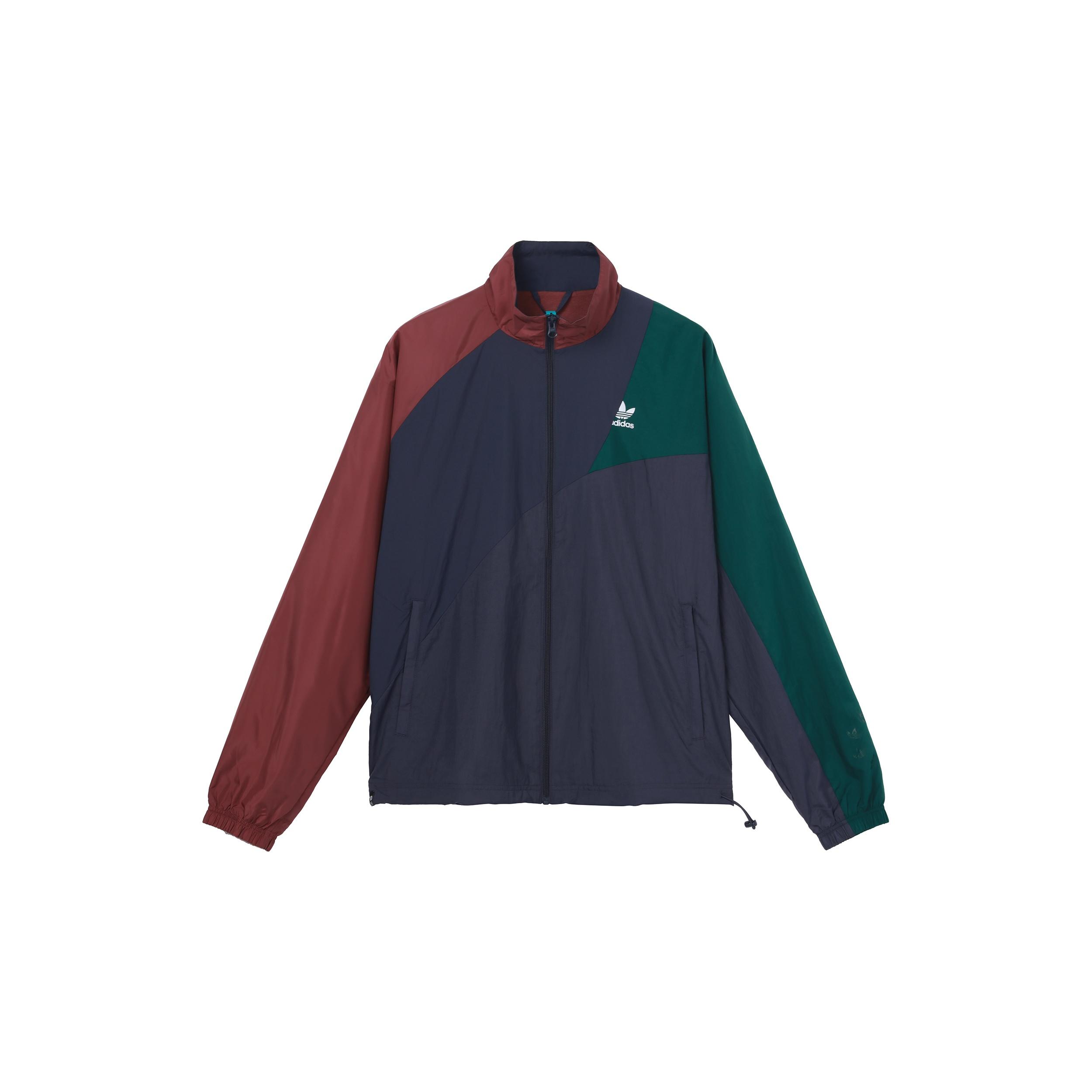 Men s adidas originals Brand Logo Colorblock Sports Jacket Autumn Navy Blue HC4499 XL