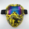 Windproof Outdoor Mask Glasses Men Off-road HD Lens MX MTB ATV Anti-Fog Full Face Protection Tactical Helmet Mask Adjustable