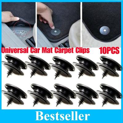 12PCs Universal Car Fastener Floor Mat Clips Carpet Fixing Clamps Buckles For VW All Models Clamps Holders Fasteners Anti Skid