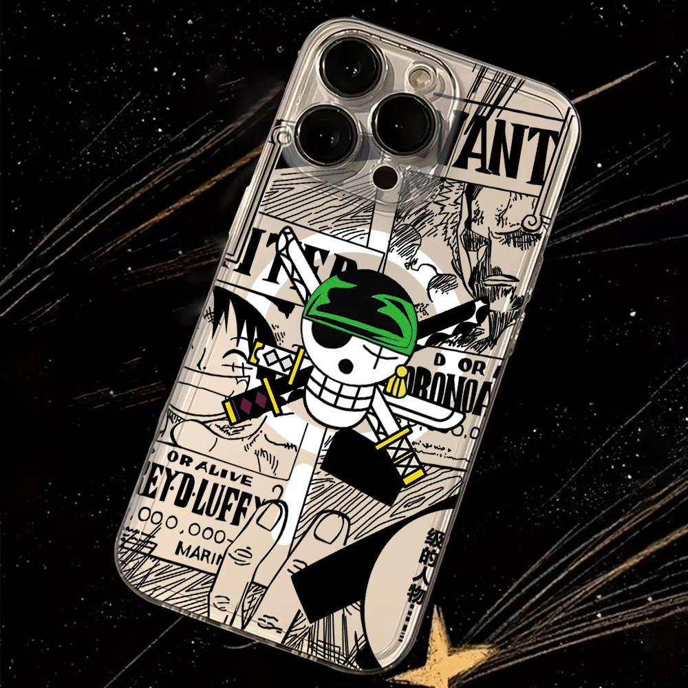 Anime Ones Pieces Luffys Magnetic Phone Case for Samsung Galaxy S25 S24 S23 S22 S21 S20 FE Edge Plus Ultra 5G Soft Clear TPU