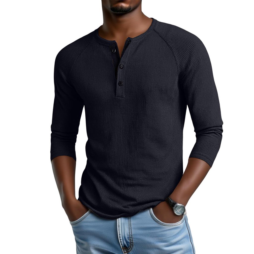 Men's  Leisure  Fashion  Monochrome  Shirt  Upper Garment