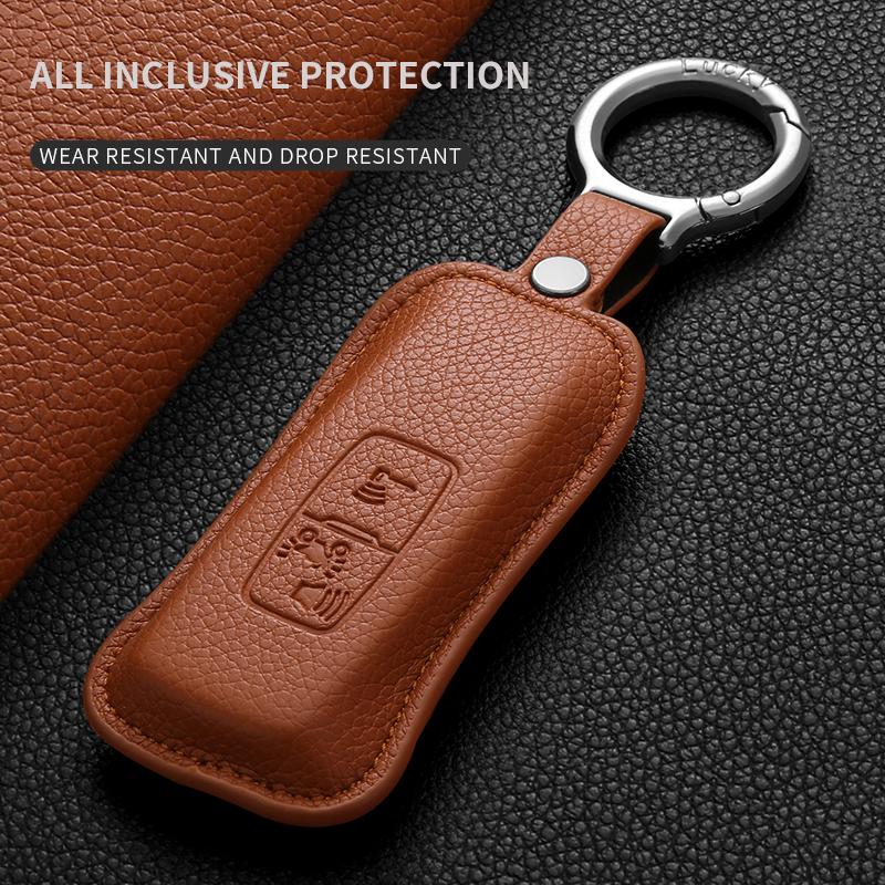 Leather Car Remote Key Case Shell For Honda SH 125 Forza 350 250 750 ADV 150 X-ADV SH300 150 SH150i Auto Key Garnish Accessories