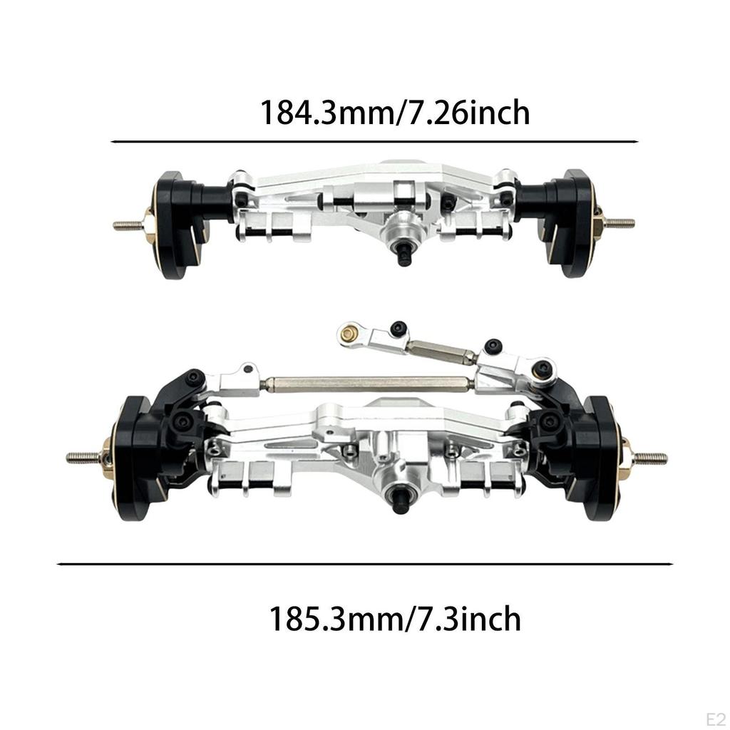 Front And Rear Axle Assembly, Reinforced RC Car Axle, Remote Control Spare Part, Replacement for