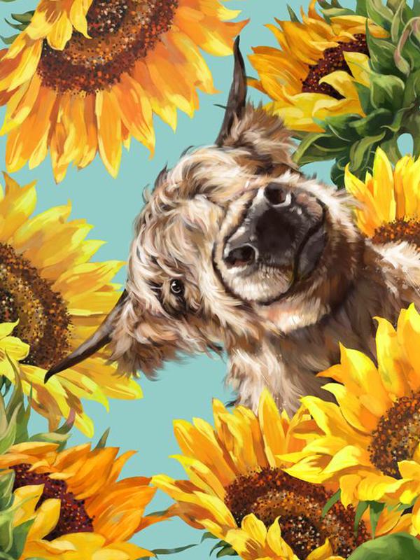 

Алмазная вышивка Корова Алмазная картина Набор Набор для вышивки крестом Наборы для алмазной живописи Полная дрель 15*20cm