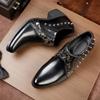 Designer Men Shoes Fashion Pointed Leather Shoe Business Dress Shoe Height Increasing Leather Shoes Luxury Wedding Shoes for Men