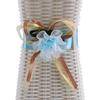 Reusable Plastic Flower Vase Home Decoration Delicate Designed Vase (Color Random)