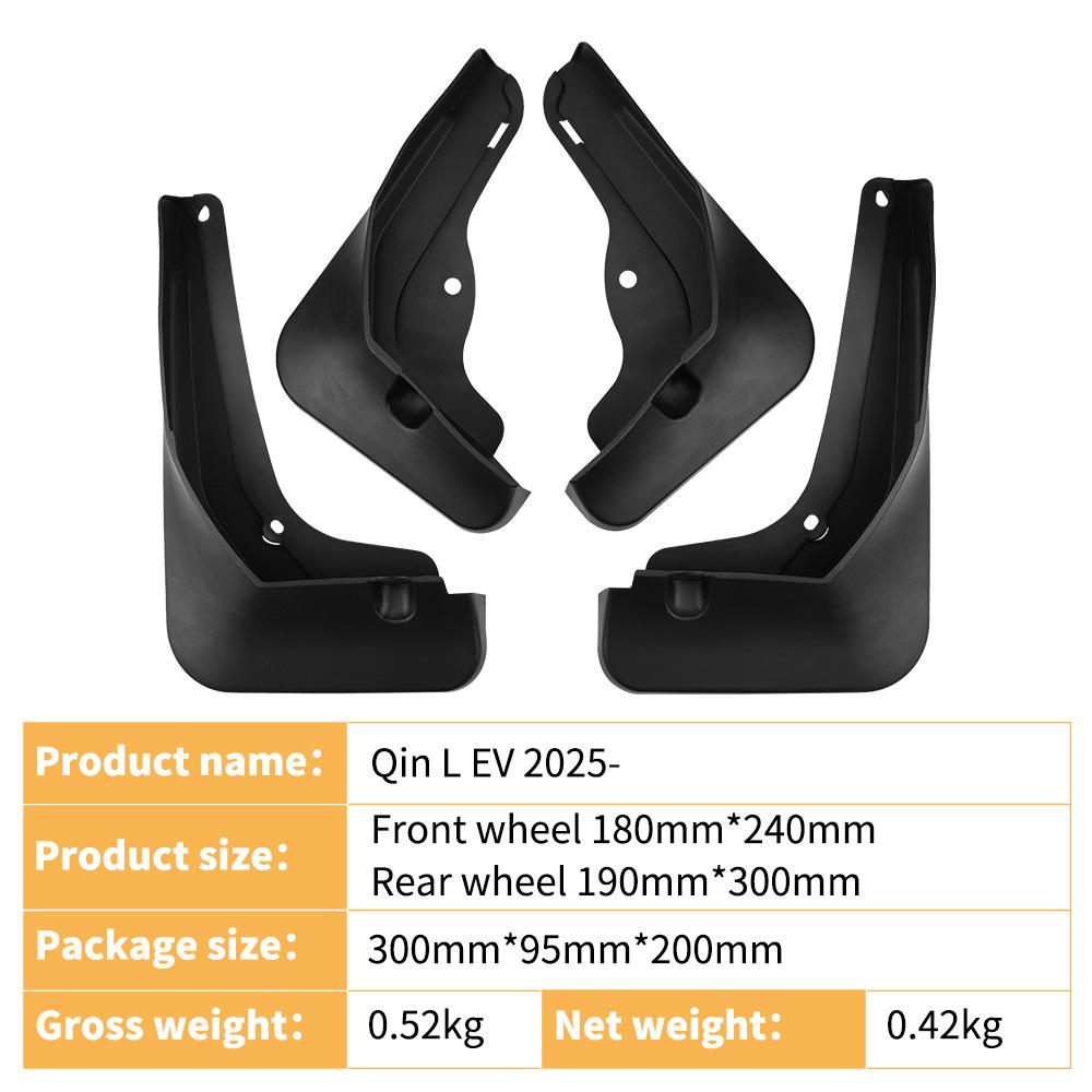 Applicable To BYD Qin L EV 2025 Foreign Trade Cross-border Automobile Tire Fender Leather Modification Supplies