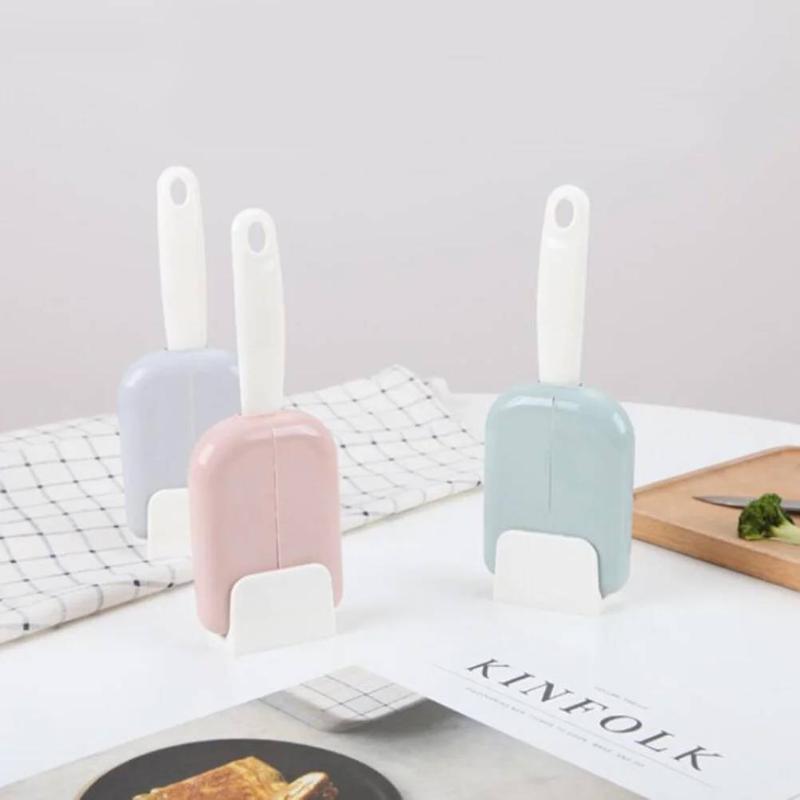 Nonstick Stand-Up Rice Spoon With Automatic Open Dust Cover Heat Resistant Serving Spoon Rice Paddle