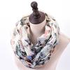 Nuova Sciarpa Infinity Stampa Farfalle alla Moda per Donna Inverno Pashmina Anello Circolare Sciarpe Animali Stampati Donna Sciarpa ad Anello