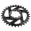 Snail Bike Chainwheel 6mm Single Ring Crankset Fit for GXP 8‑11 Speed Chain30T (127MM)