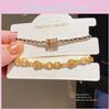 True Gold Plated Gourd Bangle With Minimalist Style For Gift Giving To Women