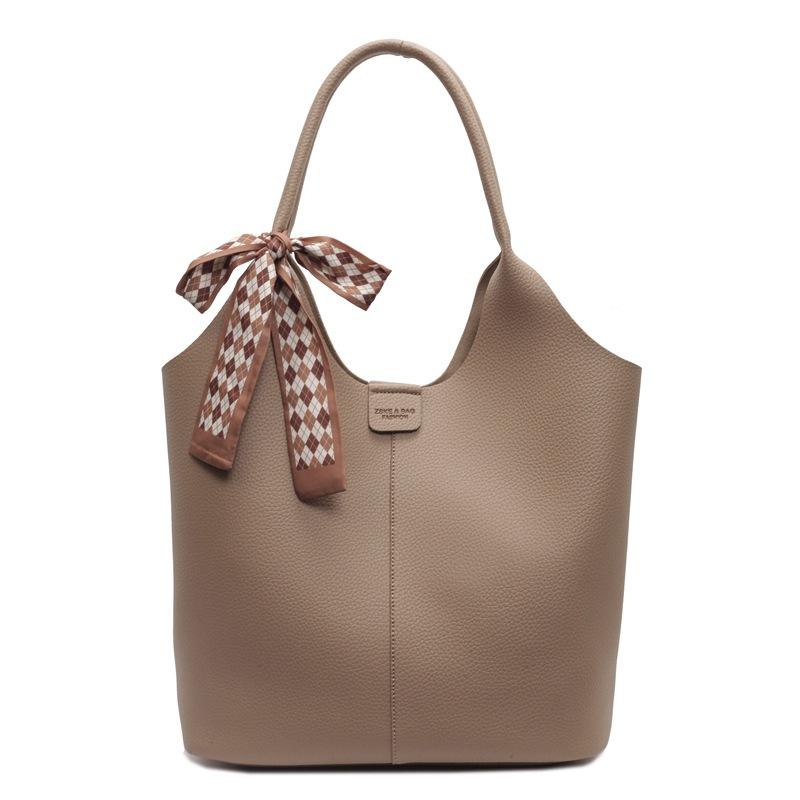 Commuter Large-capacity Bucket Bag Women's New Casual Shoulder Bag Versatile Underarm Bag