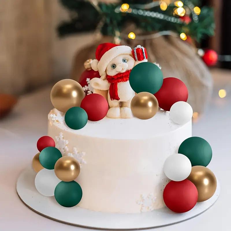 32pcs Festival Cup Cake Decoration Set Christmas Decoration Birthday Cake Decoration Supplies
