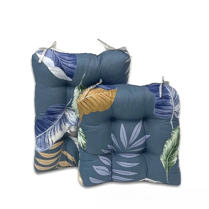 

2 штуки/набор Утолщенные уличные подушки для сидений Подушки для сидений с принтом Подходят для садовых подушек для сидений 43x43/43x53см 43x43 43x53CM