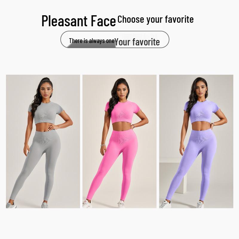 

Женский спортивный бюстгальтер на молнии спереди и комплект брюк для йоги - Поддерживающий, плотно прилегающий для фитнеса и бега M