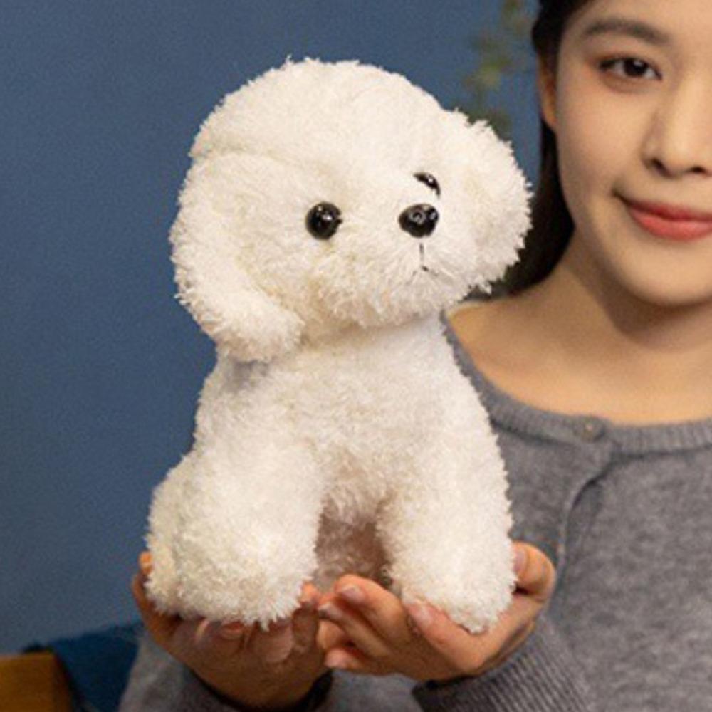 Animals Small Dog Plush Doll Stuffed Poodle Dog Doll Kids Toy Dog Plush Toy  Birthday Gift