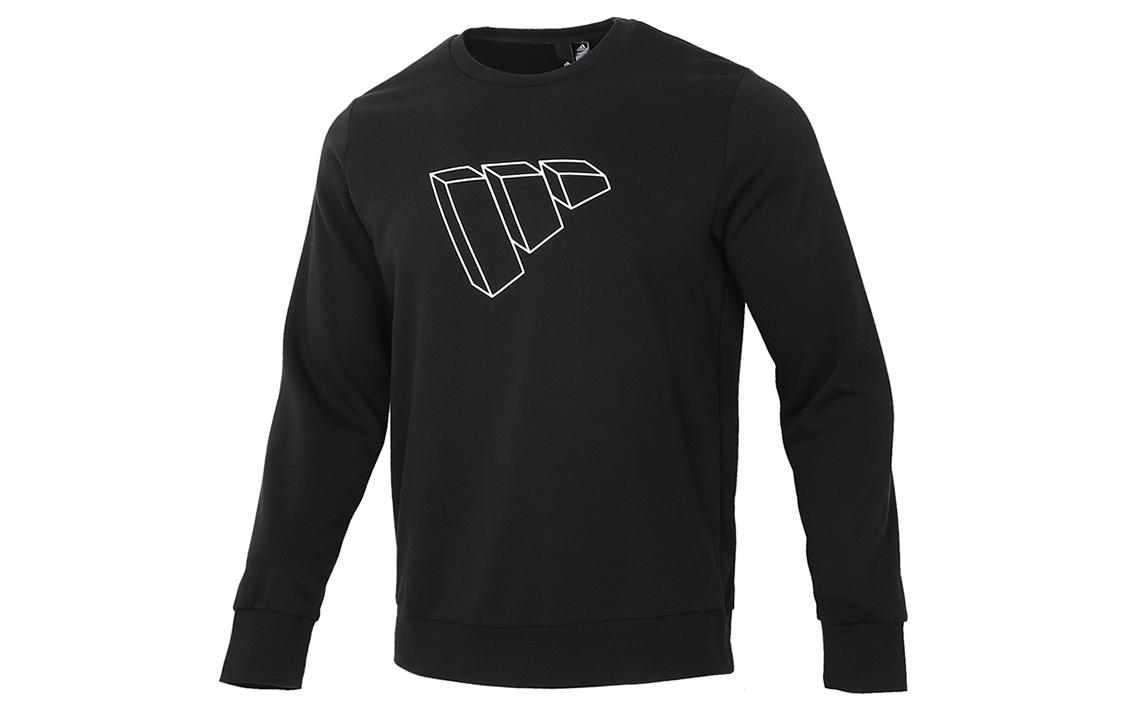 Adidas Sweatshirts Men s Black Crew Neck Moderate Regular GP0987 S