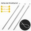 1 PCS Bendable Spring Drawstring Threader Clip Pants Hoodies Elastic Band Lace Cord Flexible Drawstring Thread DIY Sewing Tool